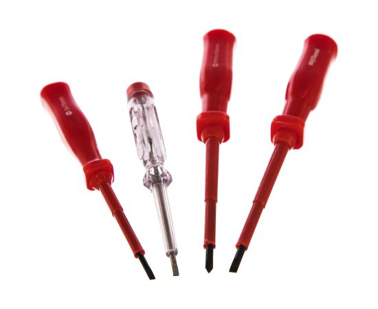Набор диэлектрических отверток 3 предмета с тестером AV Steel AV-495103 