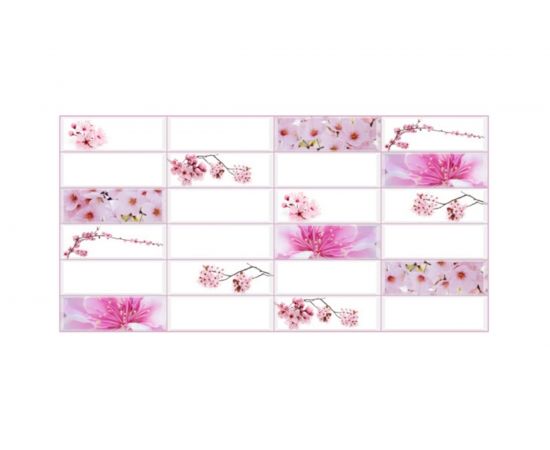 Панель ПВХ Плитка Сакур (955х480 мм, 10 шт) GRACE УТ000028723 