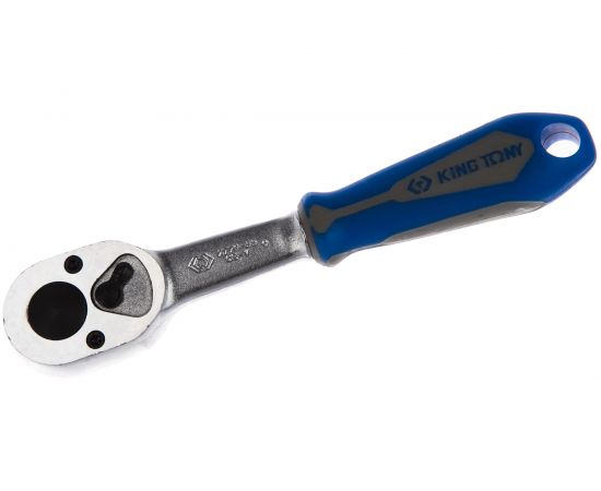 Флажковая трещотка с фиксатором 1/4"", 140мм, 24 зубца KING TONY 2779-55G 