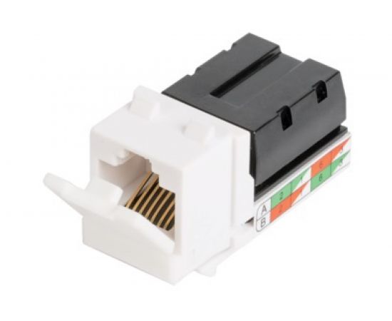 Модуль-вставка типа Keystone NIKOMAX неэкранированный, белый NMC-KJUD2-WT 