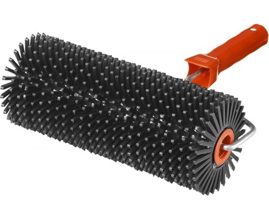 Игольчатый валик по бетону в сборе Зубр МАСТЕР 105х240 мм 03954-24 
