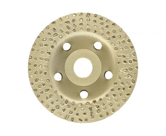 Круг шлифовальный чашечный по дереву (125x22.2 мм; карбид вольфрама; прямой; 8 зерно FEPA) РемоКолор 74-0-534 