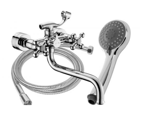 Смеситель для ванны KAISER Carlson Lux крест 11255 