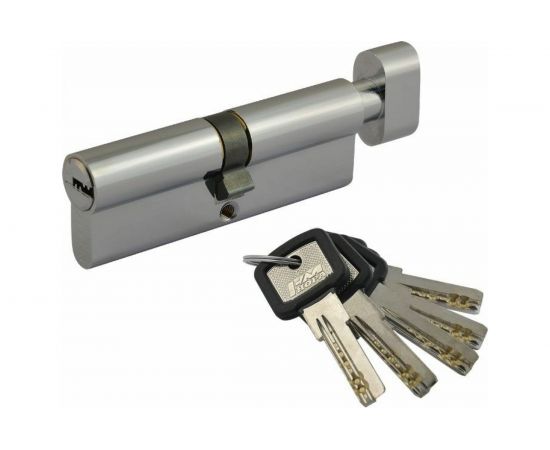 Цилиндровый механизм НОРА-М ЛПУВ-90 45-45 хром Х 6630 