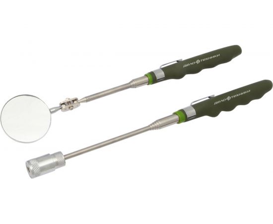 Инспекционный набор Дело Техники 2 предмета, магнит 2,3 кг, с подсветкой, зеркало Ø50 мм 838292 