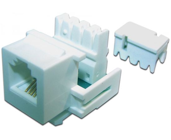 Вставка Keystone TWT RJ-12, белая, без инструмента, OK12UTP-110WH 
