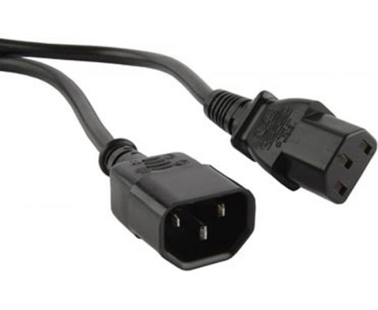 Кабель питания монитор-компьютер Hyperline PWC-IEC13-IEC14-0.5-BK IEC 320 C13 - IEC 320 C14 43792 