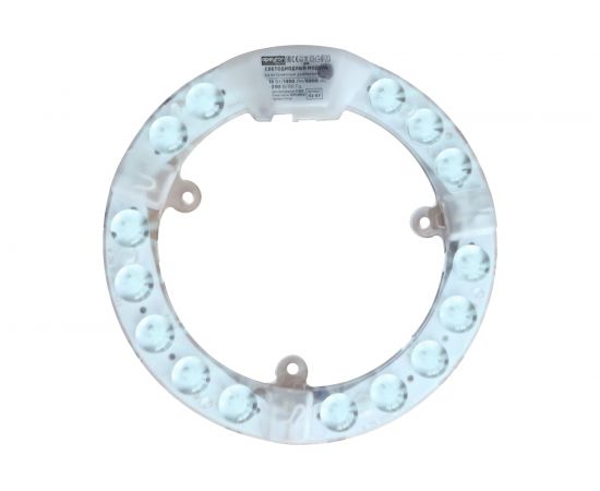 Светодиодный ��одуль со встроенным драйвером Apeyron 230В, 15Вт, smd2835, 1350Лм, 6500К, ø140x16мм 02-57 