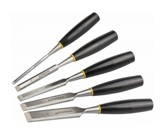 Набор стамесок Stayer Max-Cut с пластмассовой рукояткой, 5шт 1820-H5_z01 