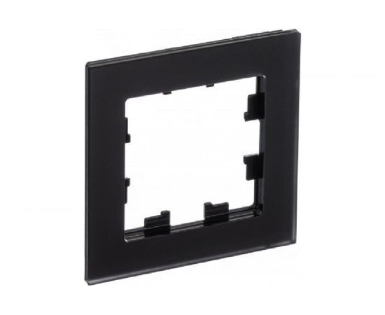 1-местная рамка Schneider Electric AtlasDesign NATURE матовое стекло черный ATN331001 