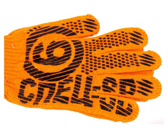 Перчатки х/б с ПВХ СПЕЦ-SB ПРАЙМ оранжевые Пер 044Я – изображение 2