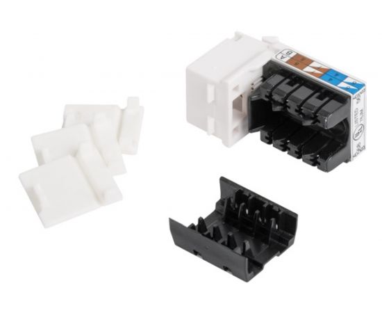 Модуль-вставка типа Keystone NIKOMAX неэкранированный, белый NMC-KJUD2-WT – изображение 2