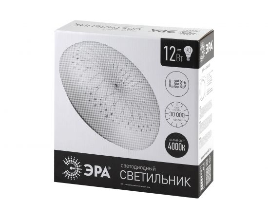 Бытовой светильник ЭРА SPB-6-12-4K D светодиодный 12Вт 4000K 960Лм Фея 263x86 Б0019811 – изображение 2