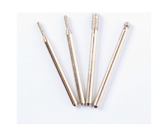 Набор шарошек алмазных для гравировки 4 шт 830351 REDVERG 6633235 – изображение 2