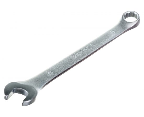 Комбинированный ключ 8мм Chrome vanadium на держателе сатинированный ЭВРИКА ER-31008 – изображение 2