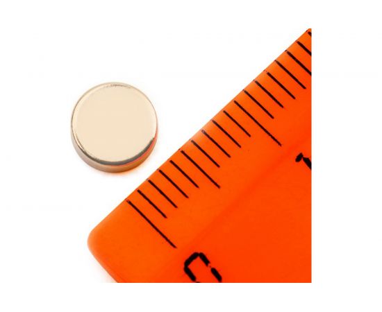 Неодимовый магнит диск Forceberg 6х2 мм, золотой, 30шт 9-1212065-030 – изображение 3