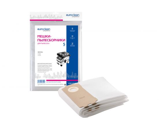 Синтетический мешок-пылесборник для FESTOOL (5 шт.) EURO Clean EUR-251/5 – изображение 3