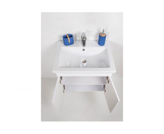 Подвесная тумба с раковиной Orange Таис-М белый глянец TP2-TUW+RA – изображение 3