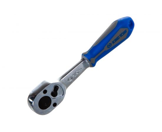 Флажковая трещотка с фиксатором 1/4"", 140мм, 24 зубца KING TONY 2779-55G – изображение 3