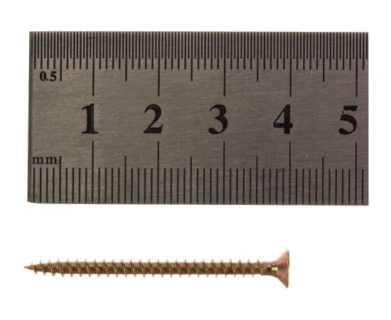 Саморез Стройметиз 3,0х40 универсальный, желтый цинк уп. 200 шт. 2140284 – изображение 3