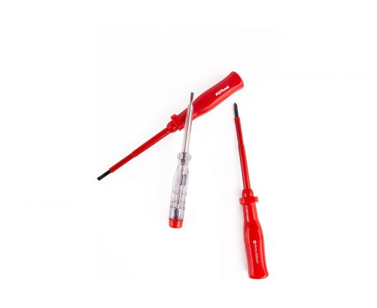 Набор диэлектрических отверток 3 предмета с тестером AV Steel AV-495103 – изображение 3