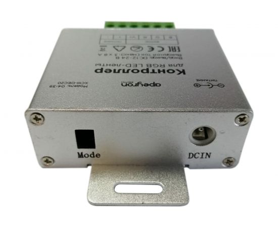 Контроллер Apeyron RGB, 12/24В, 288/576Вт, 3 канала х 8А, IP20, пульт кноп, радио/04-39 – изображение 4