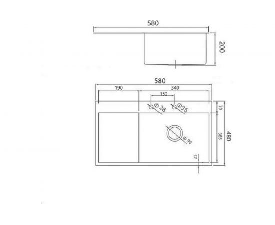 Кухонная мойка GERHANS RК35848-R – изображение 4