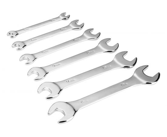 Набор усиленных гаечных рожковых ключей DEKO DKHT06 6 предметов – изображение 4
