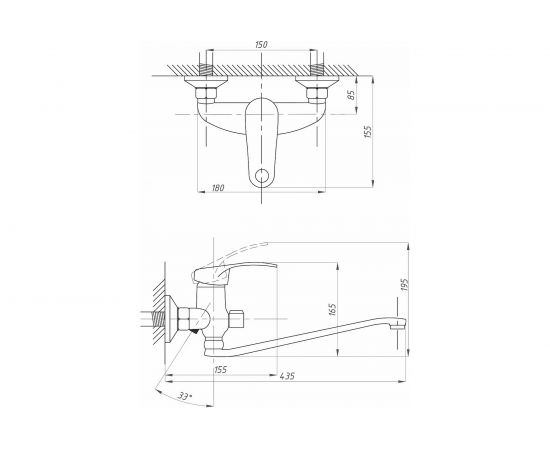 Смеситель для ванны с душем FAUZT тип См-ВУОРНШлА FZs-888-133 – изображение 4