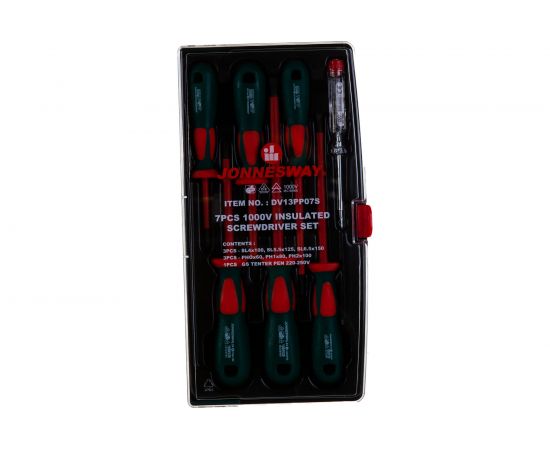 Набор стержневых диэлектрических отверток Jonnesway DV13PP07S 7 предметов 48787 – изображение 6