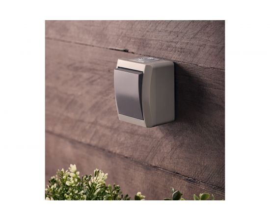 Проходной накладной выключатель KRANZ IP54 серый KR-78-0610 – изображение 8