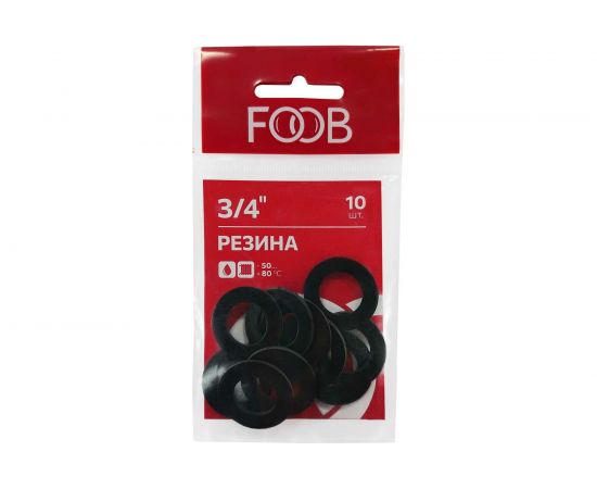 Набор прокладок из резины FOOB 3/4, 10 шт. F20.43.10 00-00002548 
