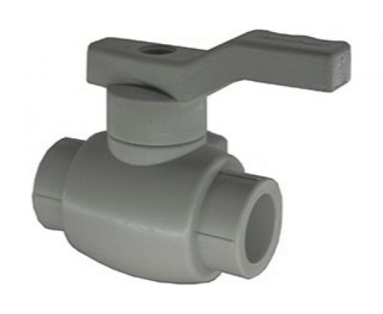 Шаровой кран RTP полнопроходной, D25 мм, серый 27910 