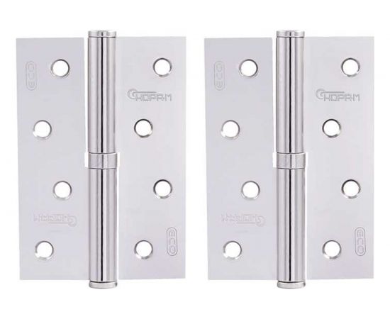 Петля НОРА-М ЕСО 750-4""-FHP-ECO хром.покр. правая 100х70х2,5 15439 