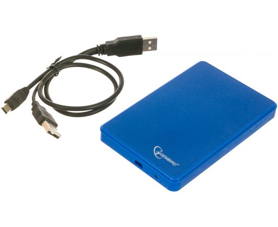 Внешний корпус Gembird 2.5" USB 2.0 SATA пластик синий EE2-U2S-40P-B 