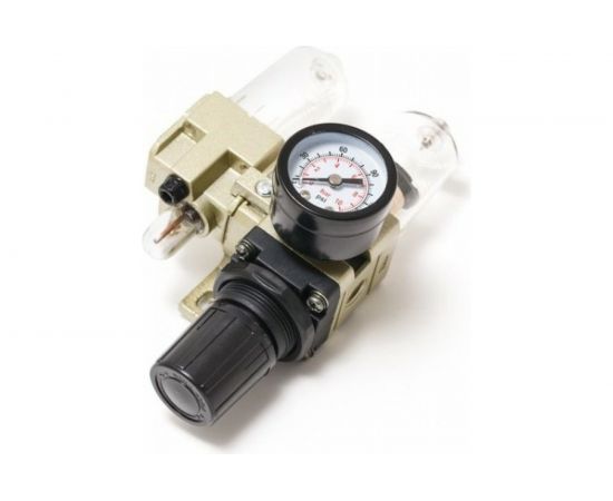 Блок подготовки воздуха мини 1/4" для пневмосистемы ROCKFORCE RF-AC2010-02 