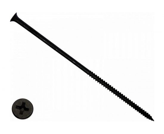 Саморез КРЕП-КОМП черный универсал 4,8х152 100шт чм152ф 