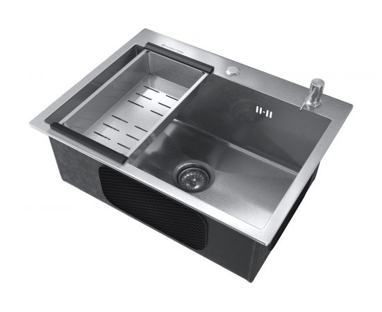 Кухонная мойка ULGRAN из нержавеющей стали US600*450 Steel 