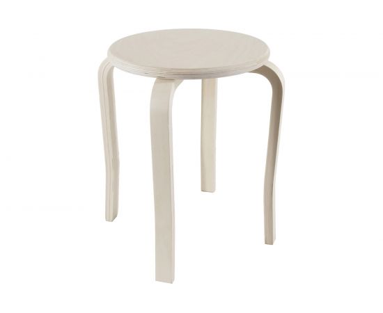 Круглый деревянный табурет ццц.Стулья.Сайт без лака 5100 