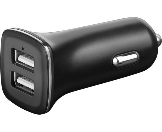 Универсальное автомобильное зарядное устройство AKAI 2хUSB, 3.1 A, черный CH-6D02B 