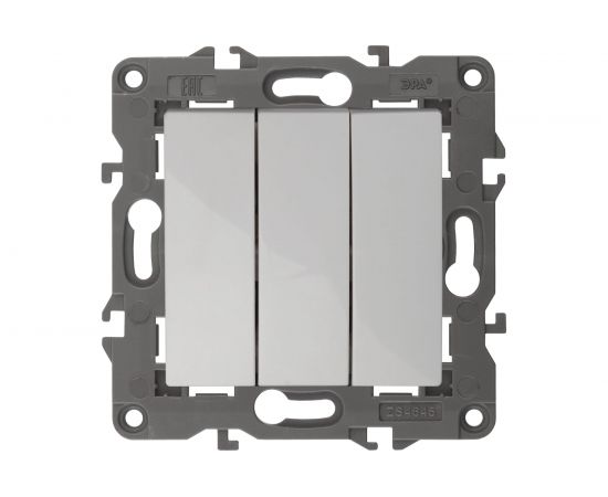 Тройной выключатель ЭРА 14-1107-01 10АХ-250В, IP20, Elegance, белый Б0034249 