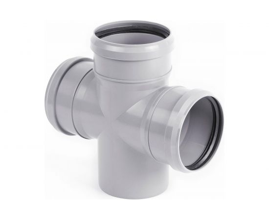 Одноплоскостная крестовина ХЕМКОР ПП внутренняя канализация, 110x110x110x87 2381042 