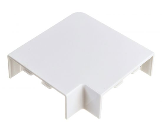 Поворот EKF 90 градусов 40х16 4 шт Plast PROxima Белый SQabw-40-16x4 – изображение 2