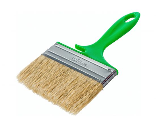 Малярная универсальная кисть Ladina GREPP пласт ручка нат щетина 100мм 200-206/288/12 – изображение 2