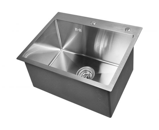 Кухонная мойка из нержавеющей стали WISENT с дозатором и сифоном WS35848/W405A/WGER010 – изображение 2