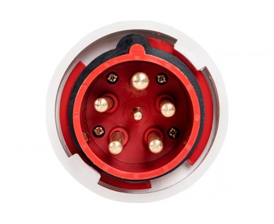 Переносная вилка EKF 63А 3Р+N+Е IP44 380В 035 ЭКФ ps-035-63-380 – изображение 2