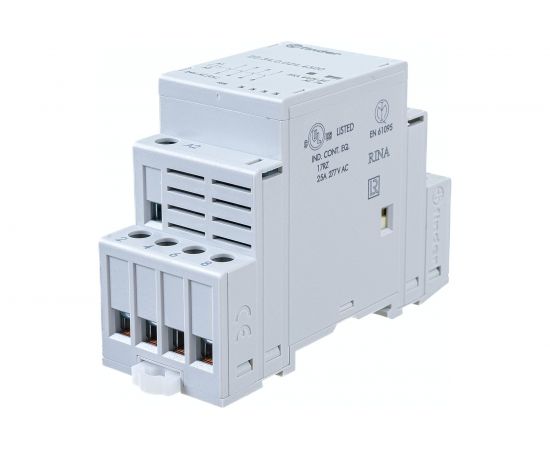 Модульный контактор Finder 4 NO, Механический индикатор + Светодиод Контакты AgSnO2, 223400244320 – изображение 2