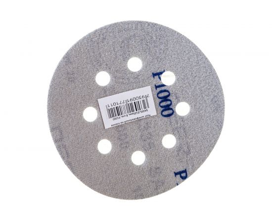 Круг шлифовальный на плёнке с липучкой PLATINUM (125 мм; 8 отверстий; Р1000) Deerfos 7930091771011 – изображение 2