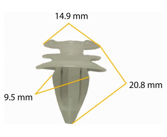 Автокрепеж для BMW 10 шт 51411973500 КрепАвто 0002 – изображение 2