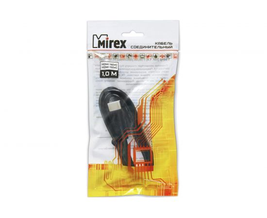Соединительный кабель Mirex HDMI M-HDMI M 1 метр, версия 1.4, 13700-HDMI0010 – изображение 2